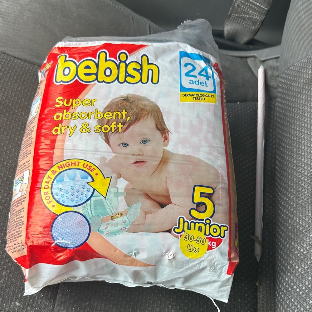 Bebish Junior Diapers 24 Pack